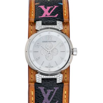 Louis Vuitton Icon Tambour Monogram watch 39.5 mm, Louis Vuitton