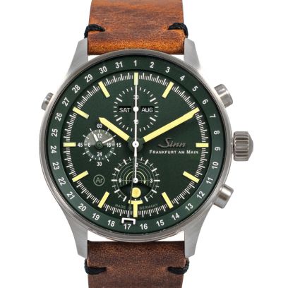 Sinn Instrument Chronographs 3006.011-Leather-CIVS0-Brw-DSB