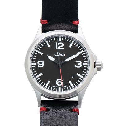 Sinn Instrument Watches 556.0141-Leather-CIVS-Blk-DSR