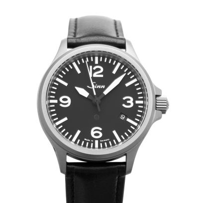 Sinn Instrument Watches 856.011-Leather-Calfskin-Blk