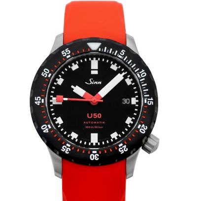 Sinn Diving Watches 1050.040-Silicone-LFC-Red
