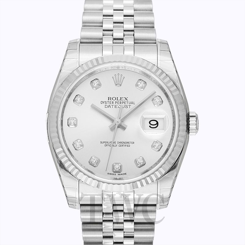 Rolex Oyster Perpetual Datejust 36 Silver Dial Stainless Steel and 18K  Everose Gold Jubilee Bracelet Automatic Men's Watch 116231SJDJ