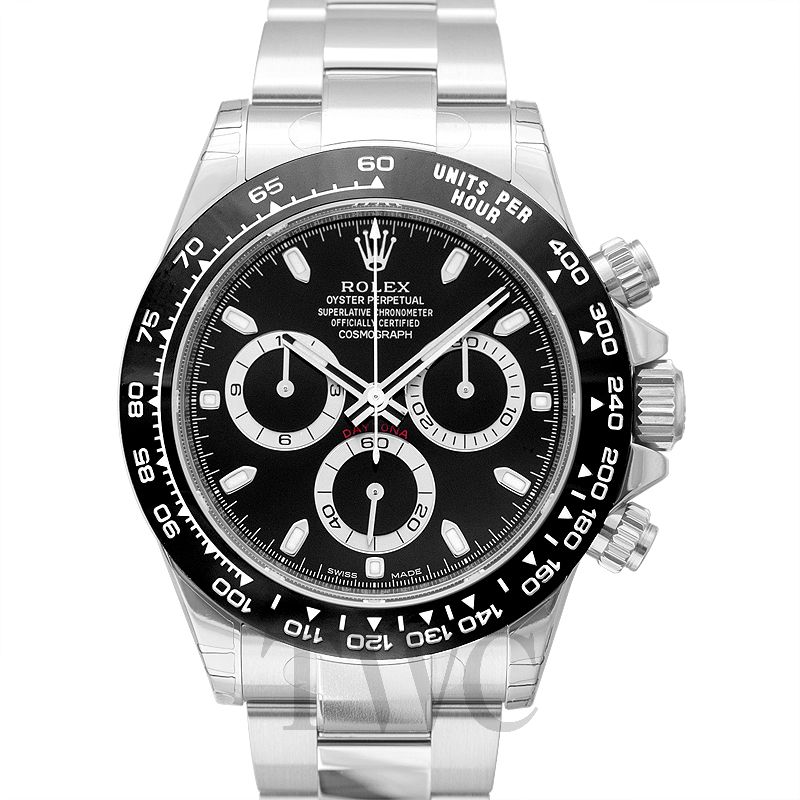 Rolex steel black hot sale