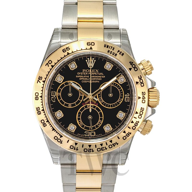 gold and black rolex daytona