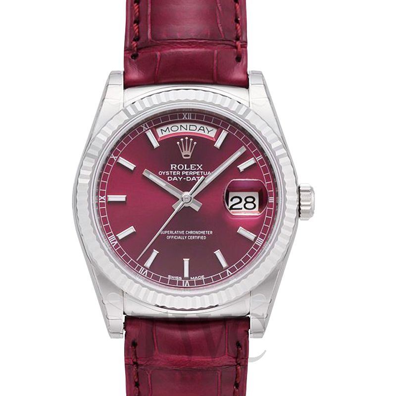 rolex day date cherry dial price