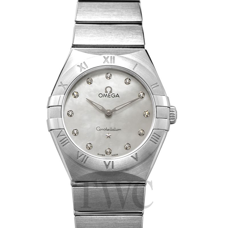 omega constellation mother of pearl diamond