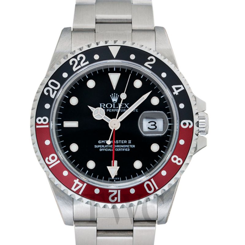 rolex gmt master 2 red and black