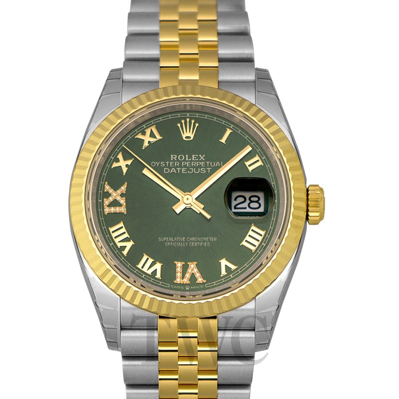 datejust 36 green