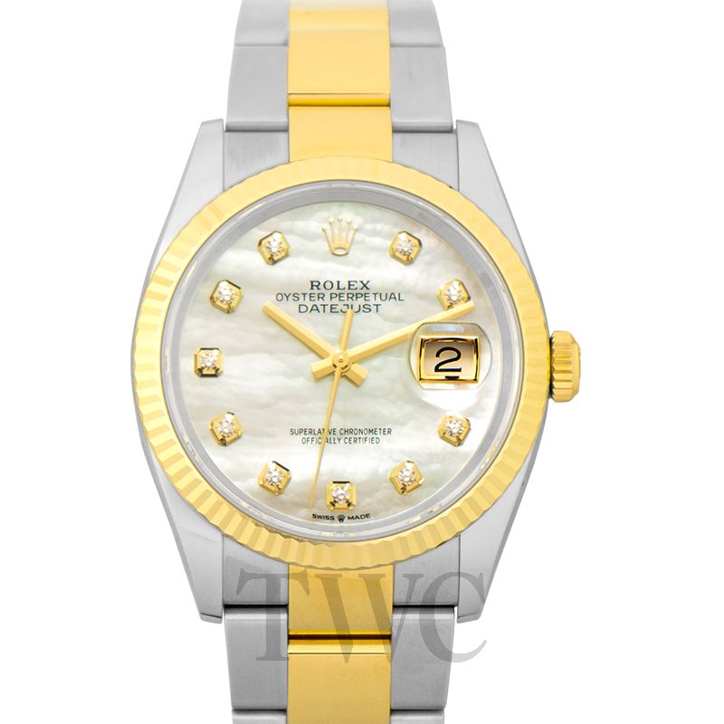 datejust 36 white