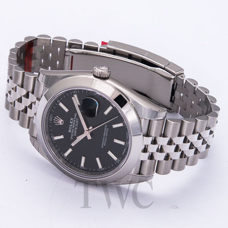 rolex datejust 41 black jubilee