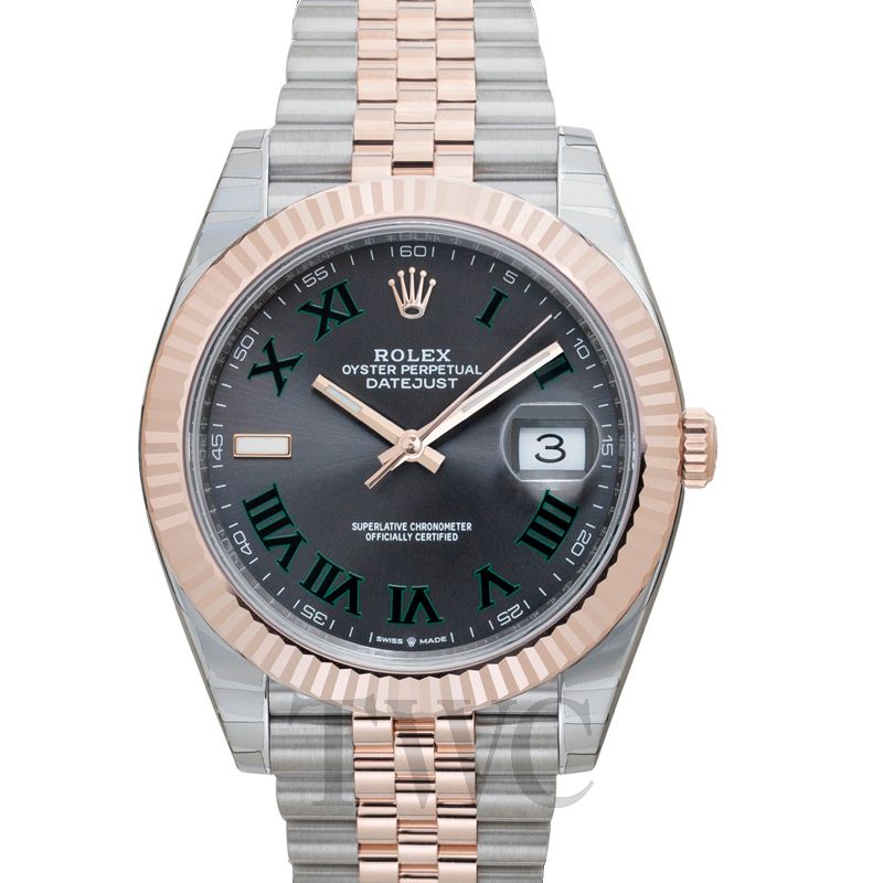 rolex datejust 41 everose gold price