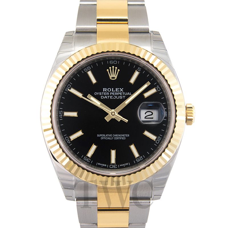 Rolex Oyster Perpetual Datejust 41, Black Dial, 126333-0013