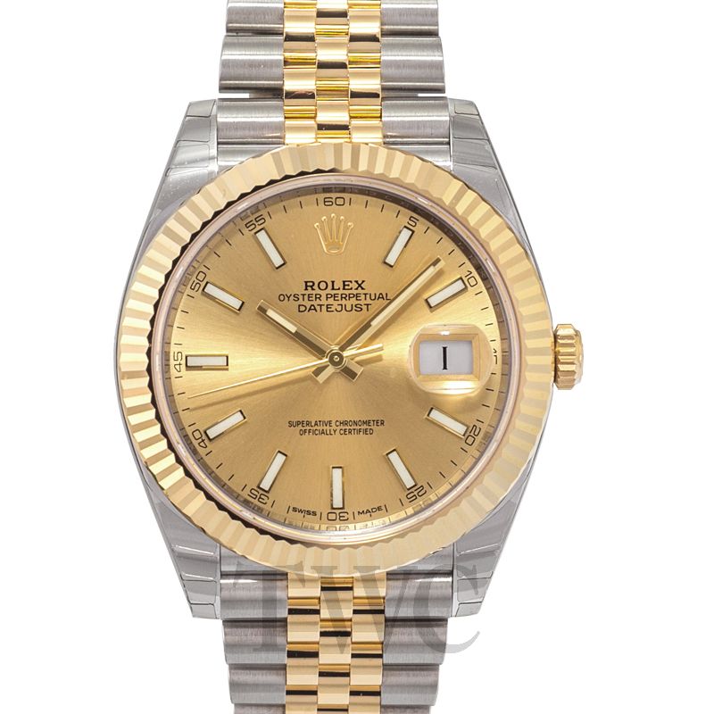 126333 Champagne Jubilee Rolex Datejust