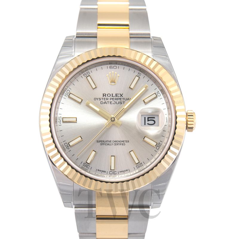 Rolex Oyster Perpetual Datejust 36 Silver Dial Stainless Steel and 18K  Everose Gold Jubilee Bracelet Automatic Men's Watch 116231SJDJ