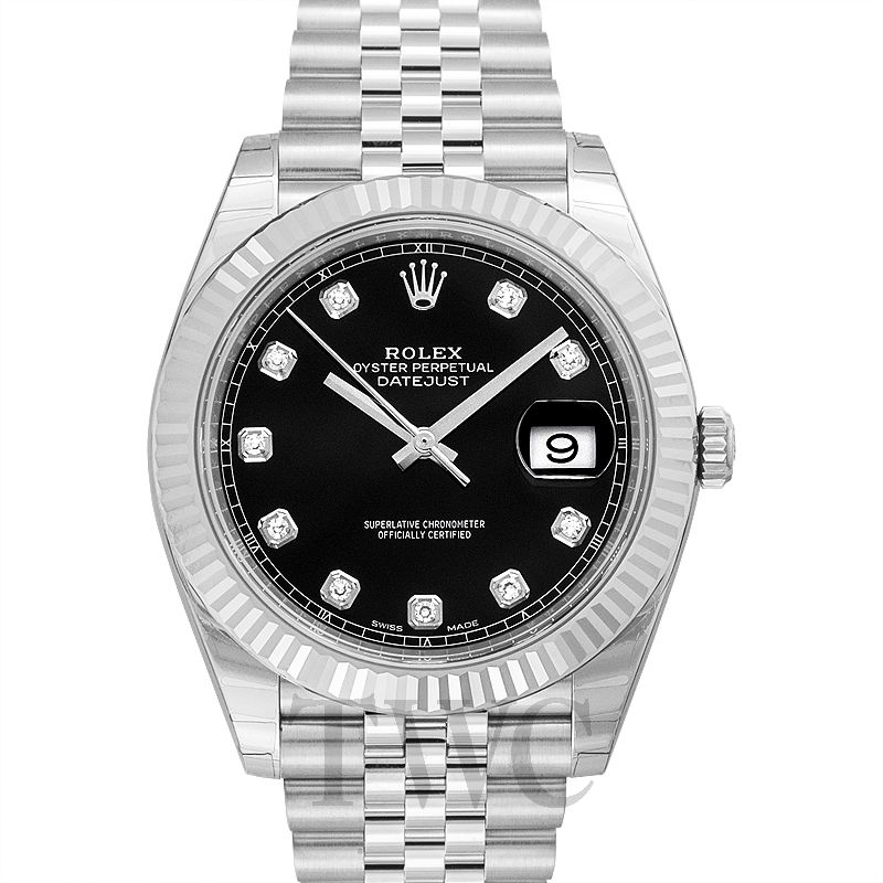 rolex datejust black