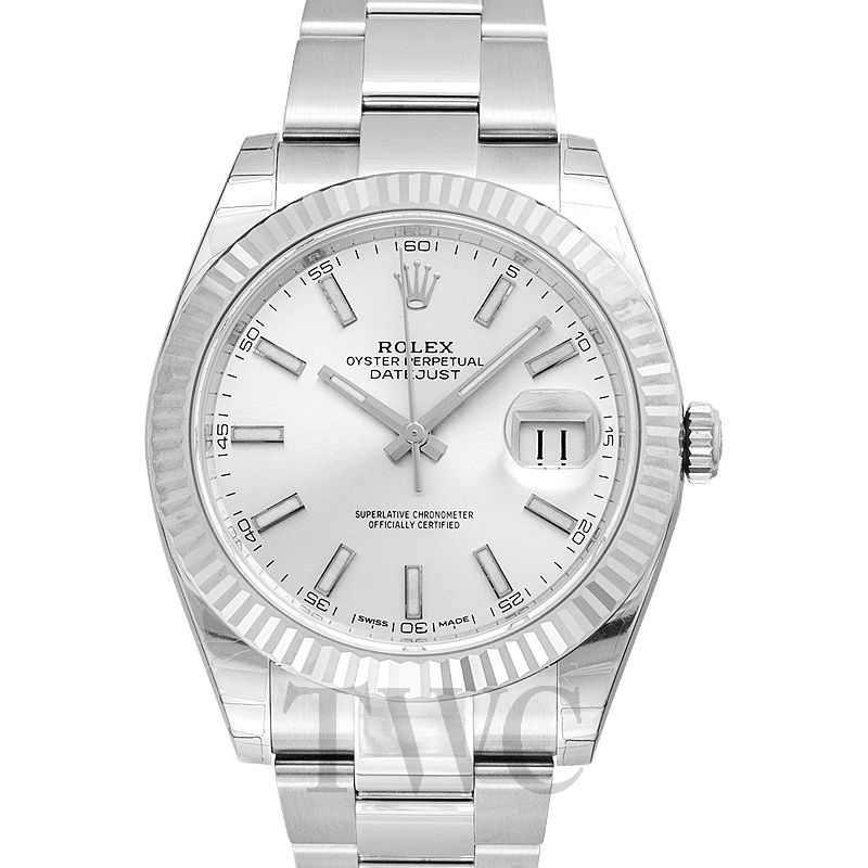 datejust 41 silver