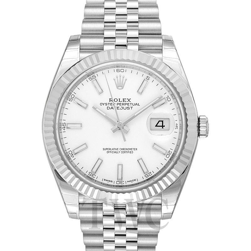 Landmand ler linse 126334 White Jubilee Rolex Datejust