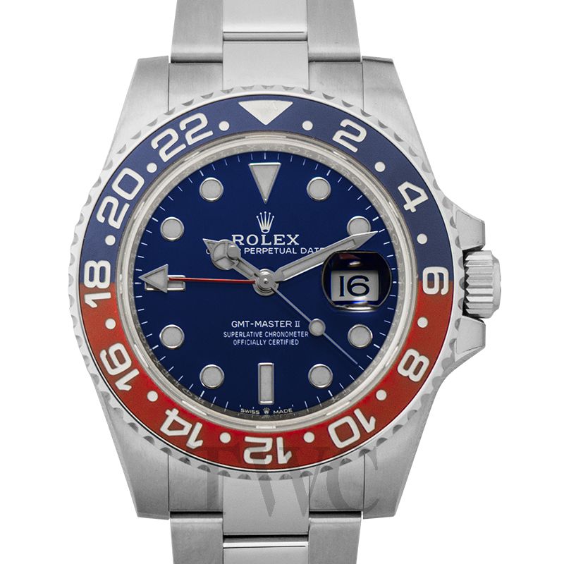 rolex watch blue and red