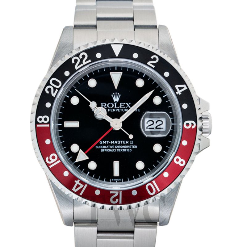 rolex black and red watch