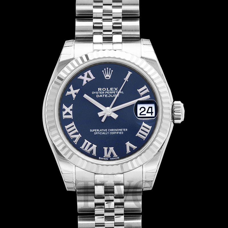 rolex datejust 31 blue dial