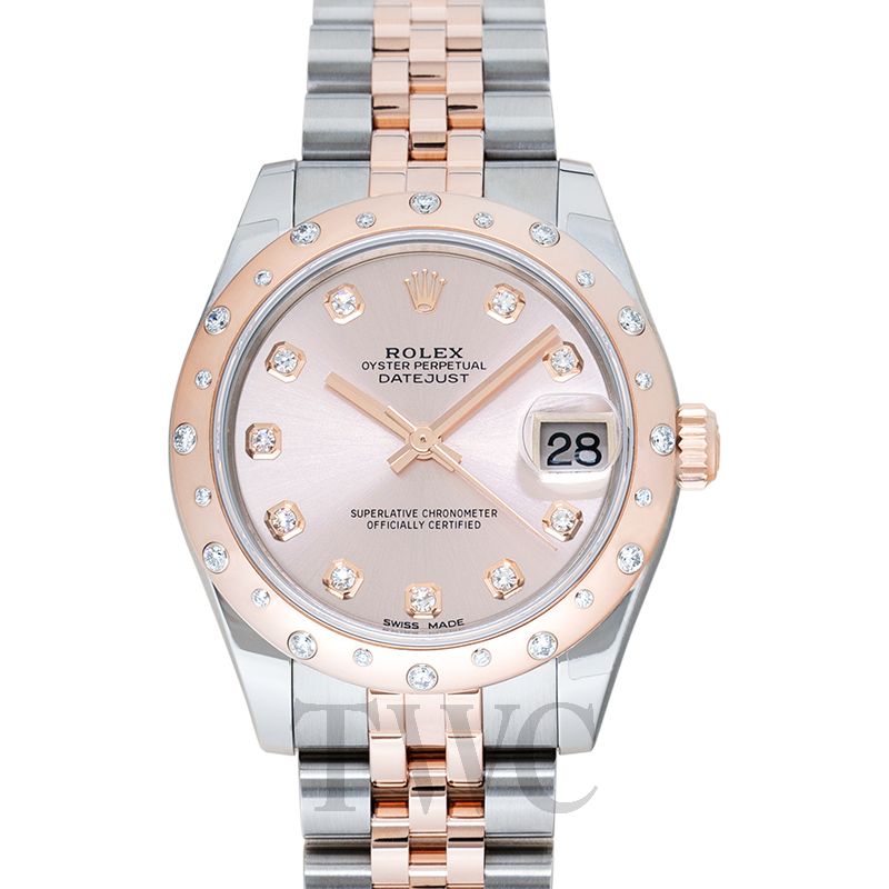 lady datejust 31 rose gold