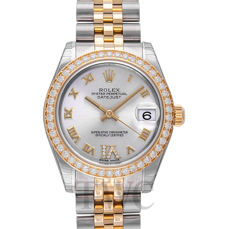 datejust yellow gold and stainless steel automatic