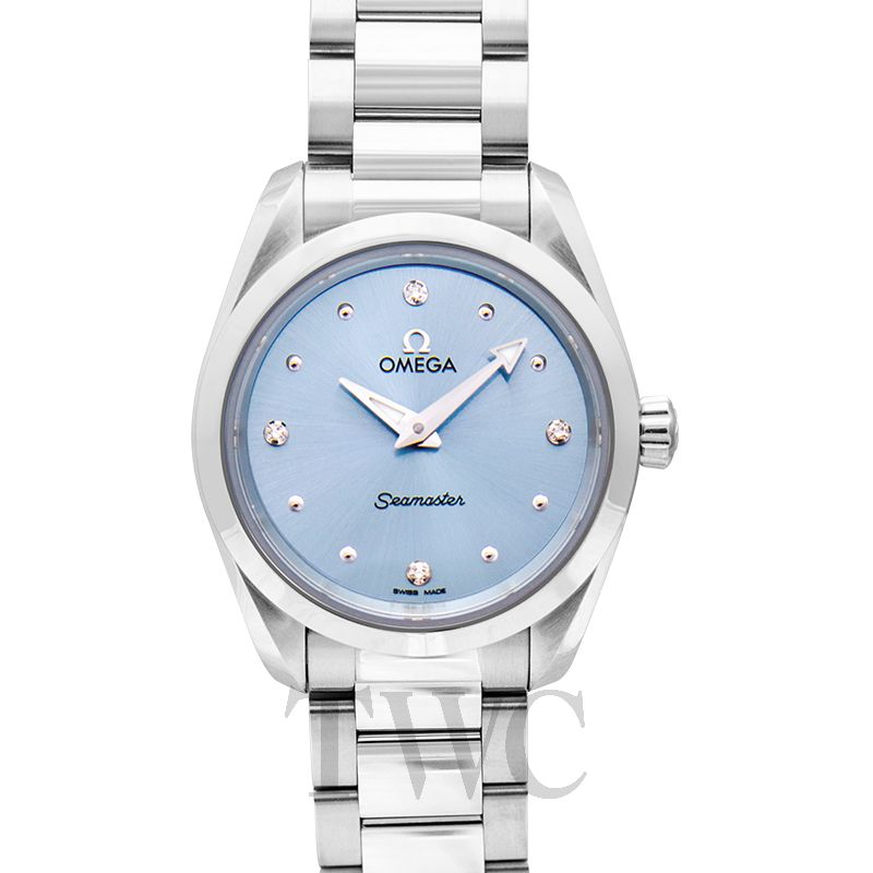 omega seamaster ladies blue