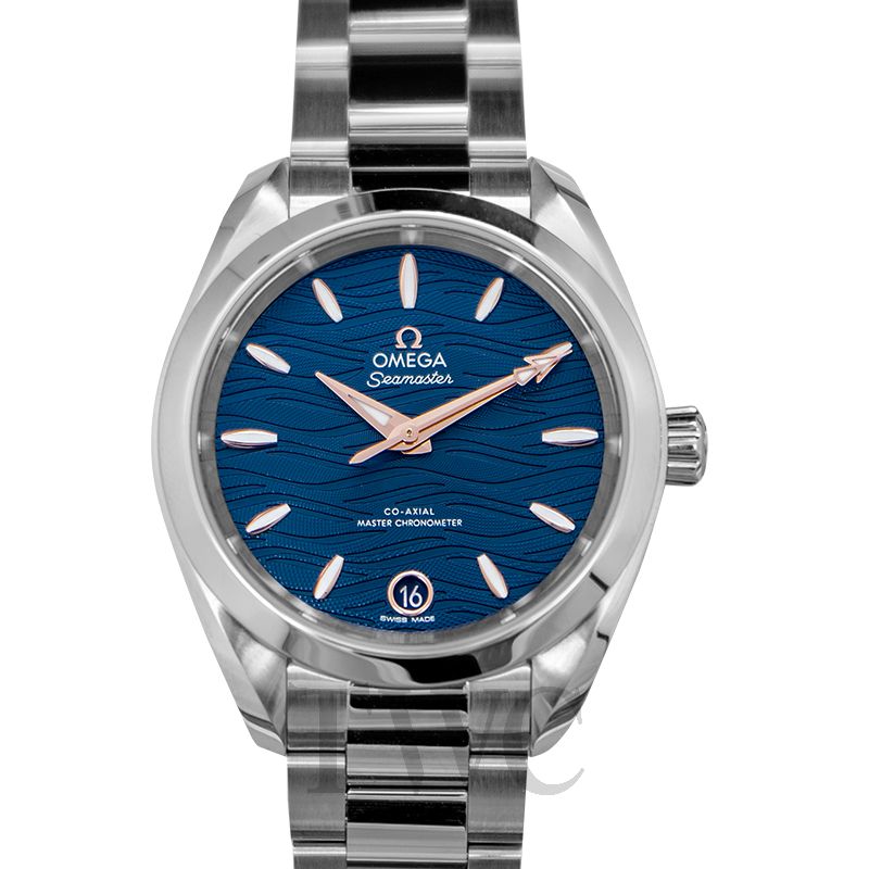 omega seamaster ladies blue