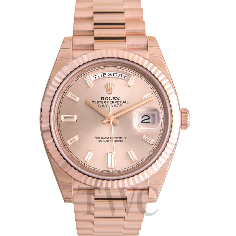 rolex day date rose gold 40mm