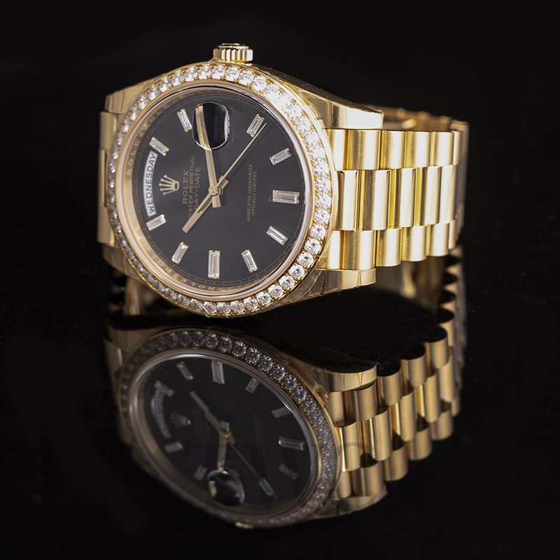 228348RBR Black Rolex Day Date
