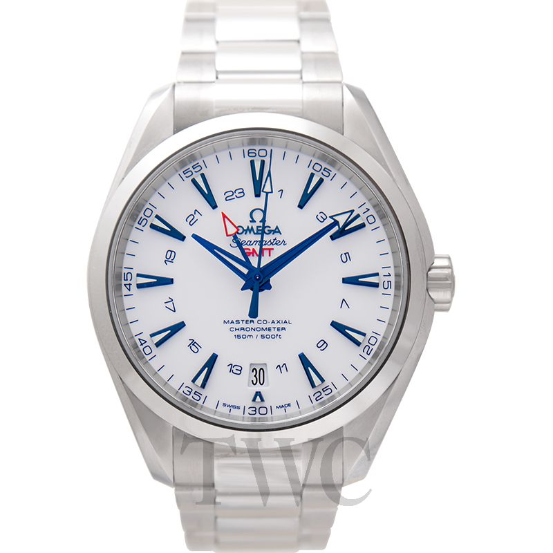 omega white watch