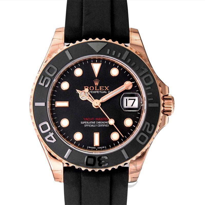 rolex yacht master gold rubber