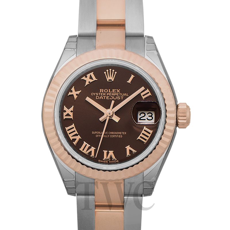 rolex lady datejust chocolate dial