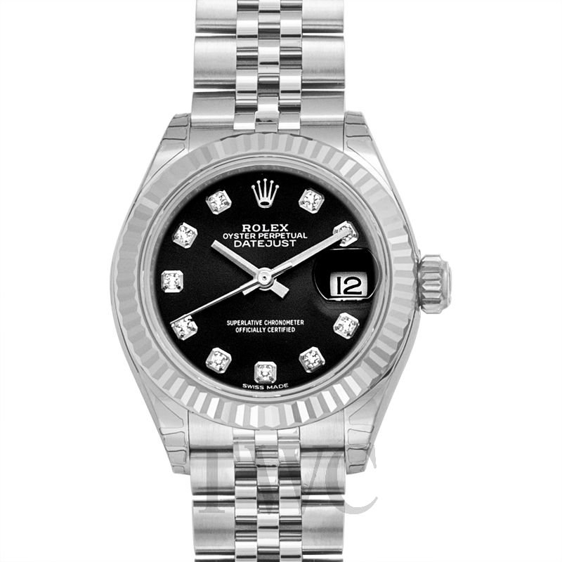 lady datejust black dial