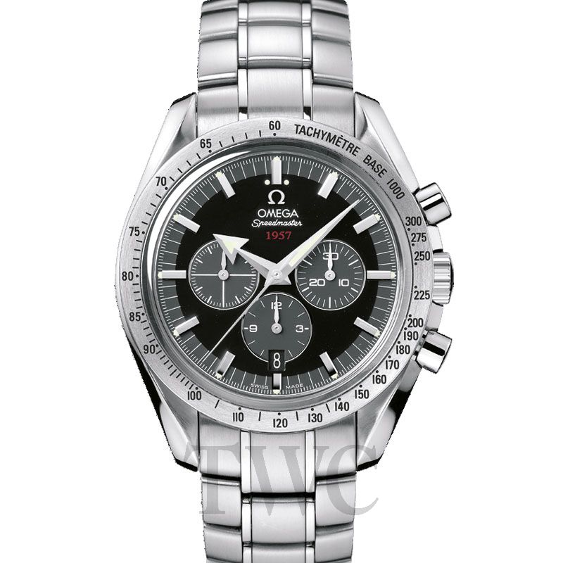 omega speedmaster broad arrow white dial