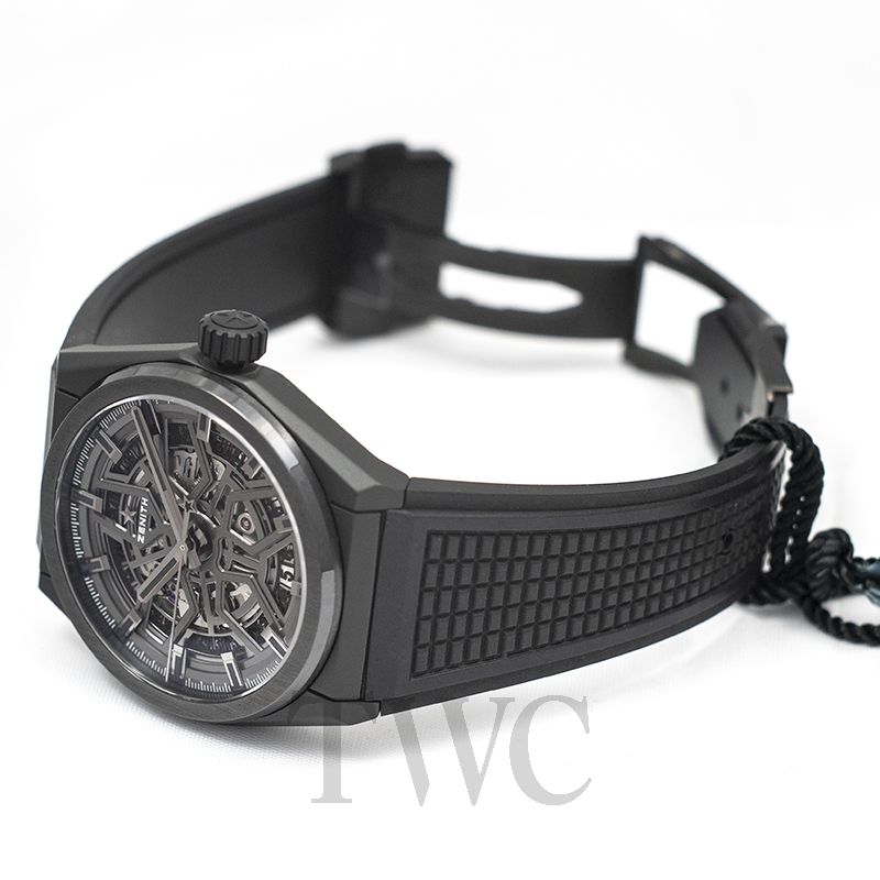 Authentic Used Zenith Defy Classic Black Ceramic 49.9000.670 Watch  (10-10-ZEN-ZRHF4V)