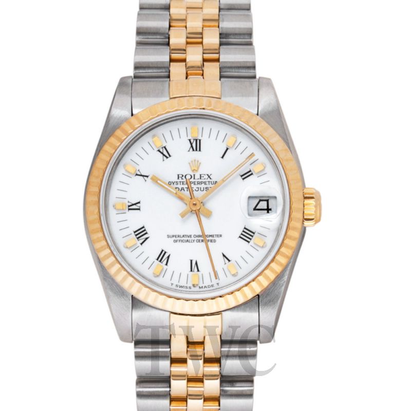 rolex datejust two tone 31mm