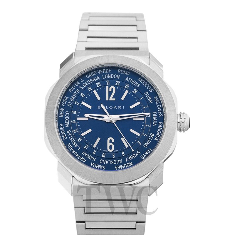 Bvlgari+Octo+Blue+Men%27s+Watch+-+102856 for sale online