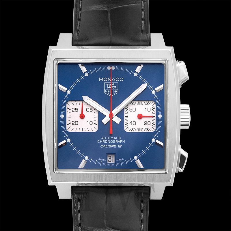 TAG Heuer Monaco Chronograph Calibre 12 Automatic Men 39 mm - CAW2111.FC6356