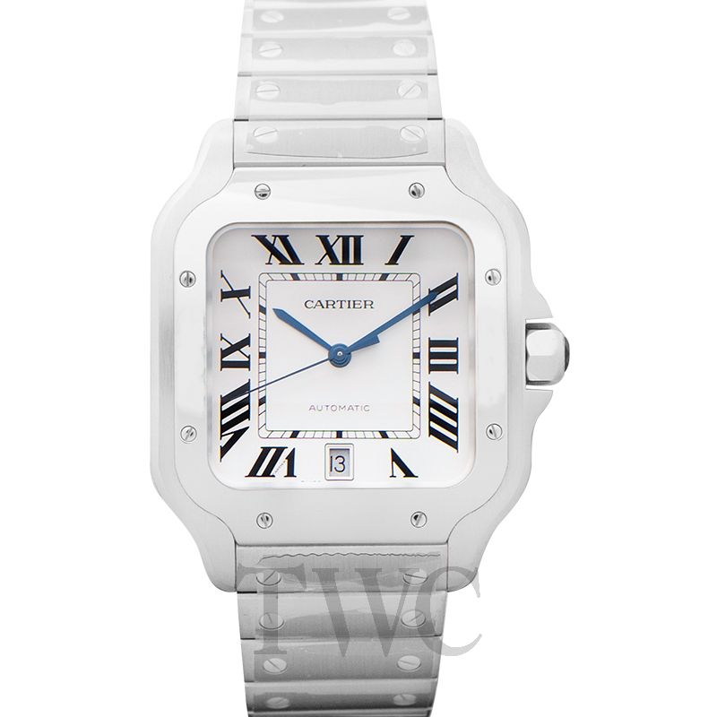 men's santos de cartier stainless steel