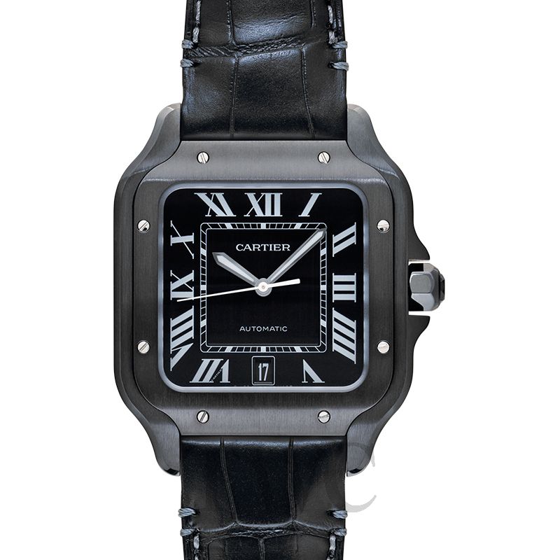 cartier santos automatic watch