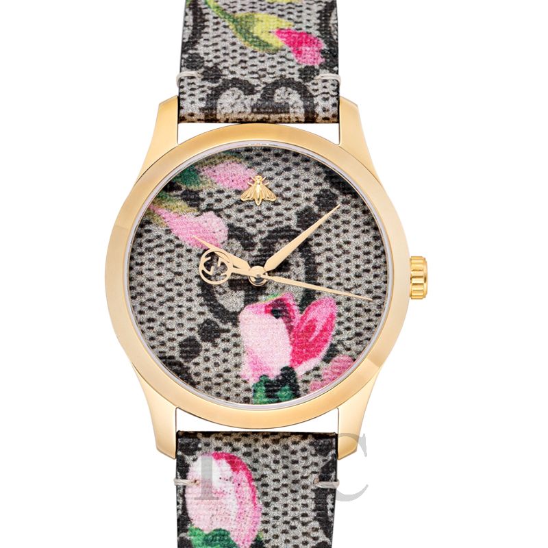 floral gucci watch