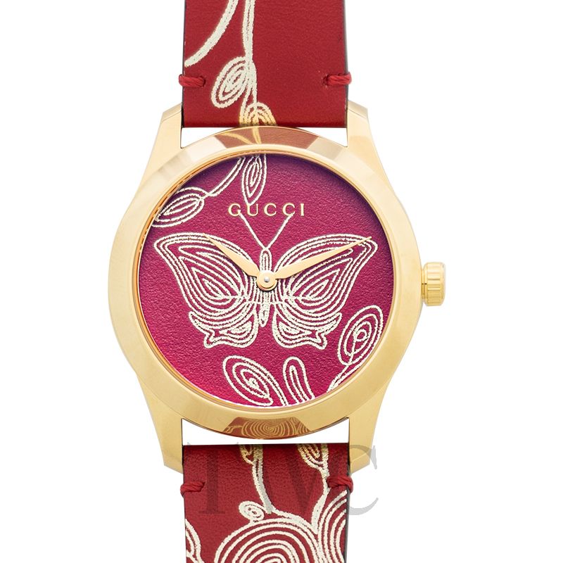 gucci butterfly watch