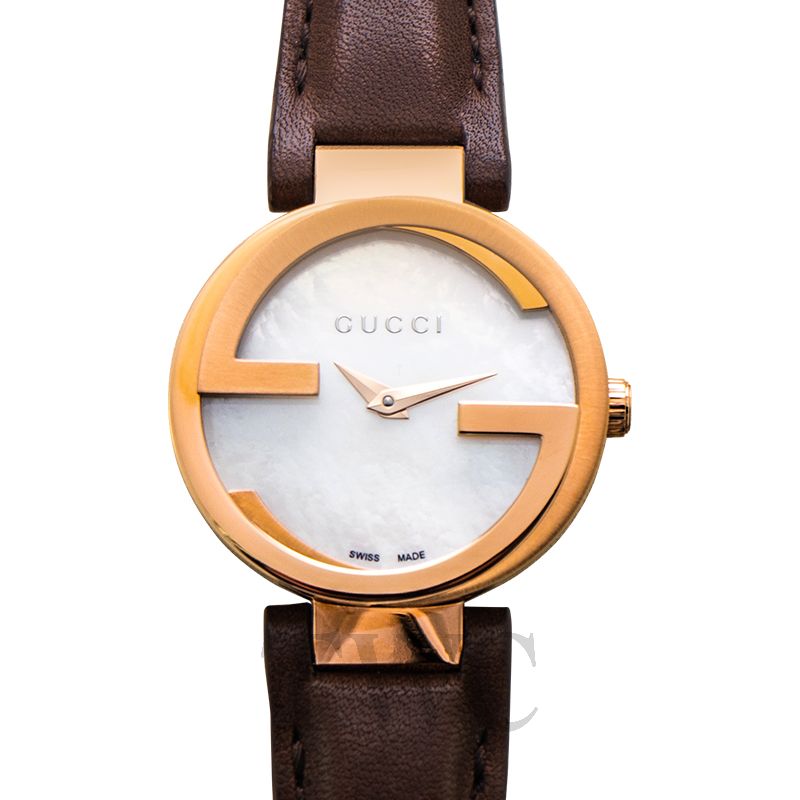 deltage Bopæl investering YA133516 Gucci Interlocking