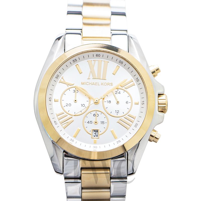 michael kors watch silver gold