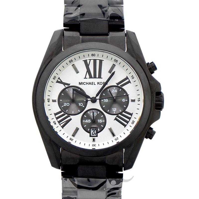 michael kors men's ion plated bracelet watch