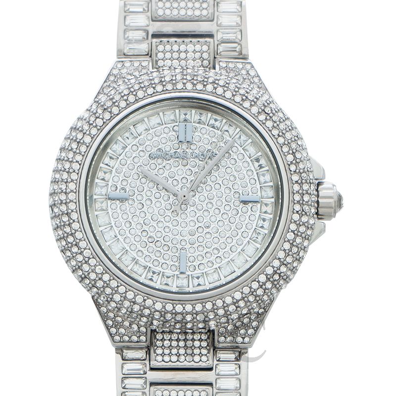 mk camille watch silver