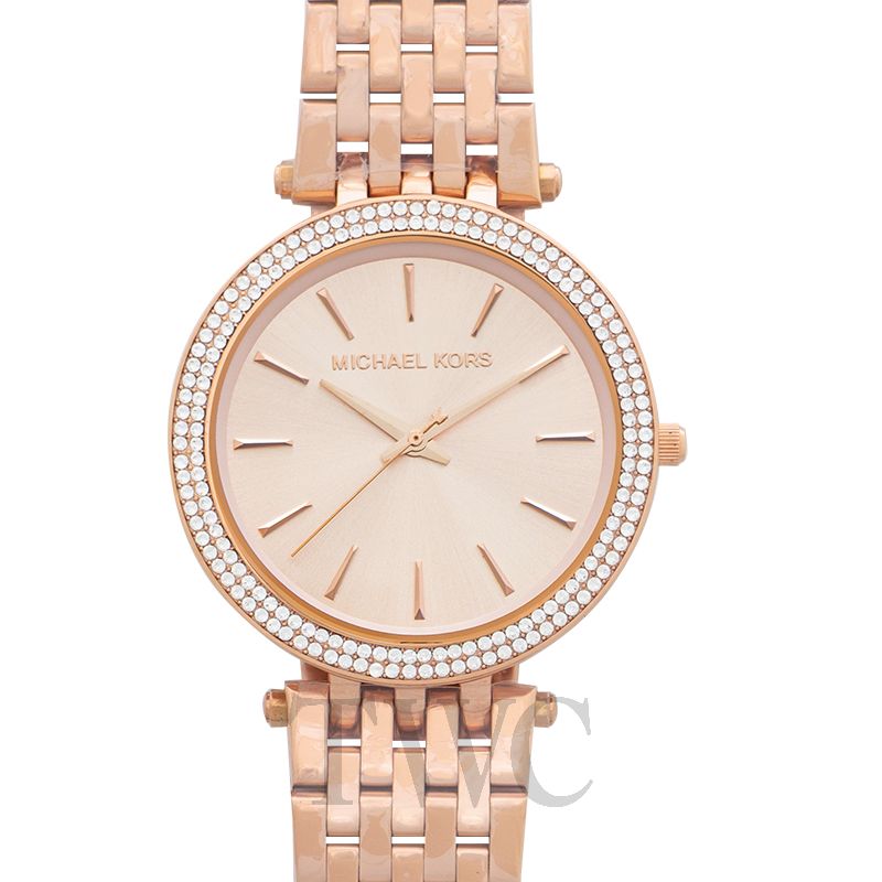 michael kors crystal pave watch