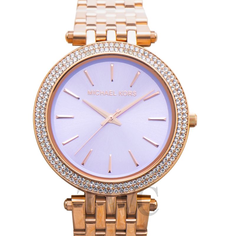 michael kors darci watch purple