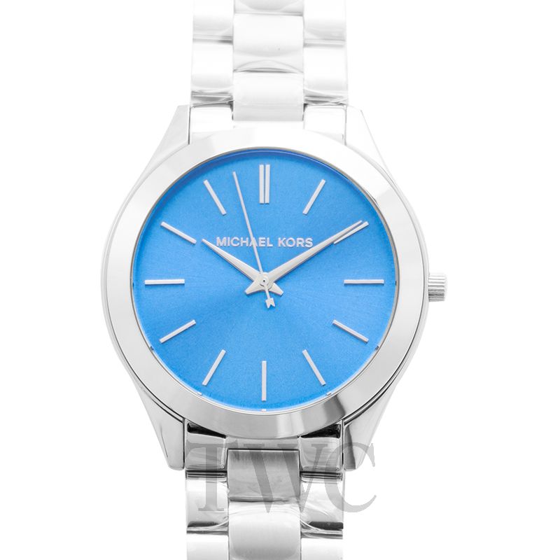 Michael kors blue watch ladies sale